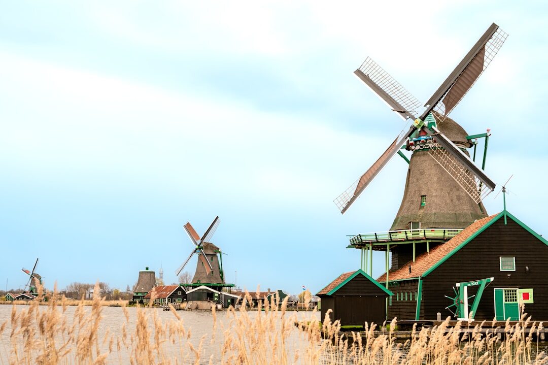 dutch countryside windmill